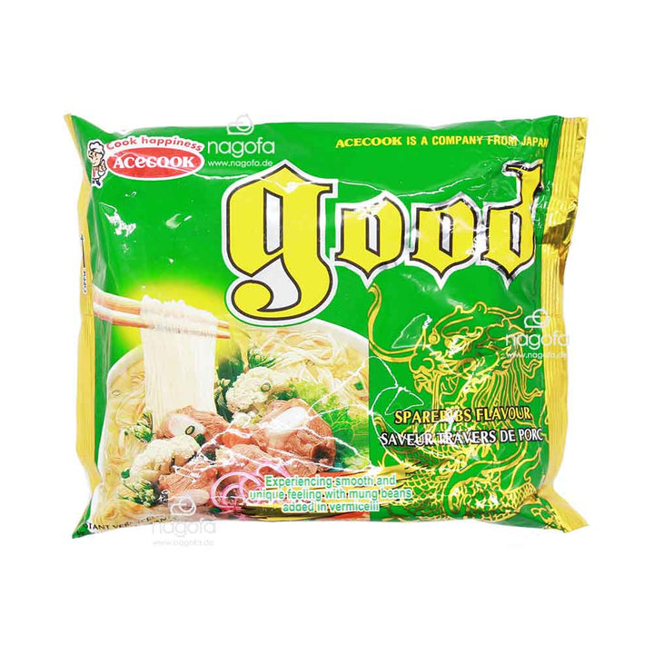 Instant Glasnudel Spareribs ACECOOK - Miến ăn liền sườn heo - 56g / 12x / 48x56g