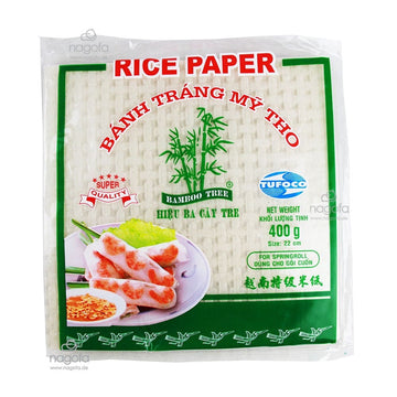 Quadratisches Reispapier für Sommerrolle 22cm - Bánh đa nem gỏi cuốn - Bamboo Tree - 400g