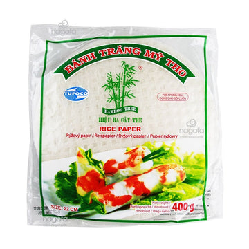 Reispapier für Sommerrolle 22cm - Bánh đa nem gỏi cuốn - Bamboo Tree - 400g