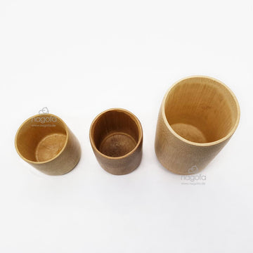 Bambusbecher - Ein Unikat aus einem Stück Bambus - Erhältlich bei nagofa.de