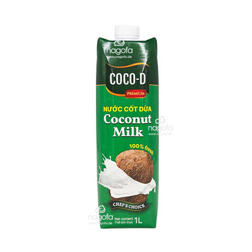 Kokosmilch Coco-D Coconut Milk - Nước cốt dừa Coco-D - 1L