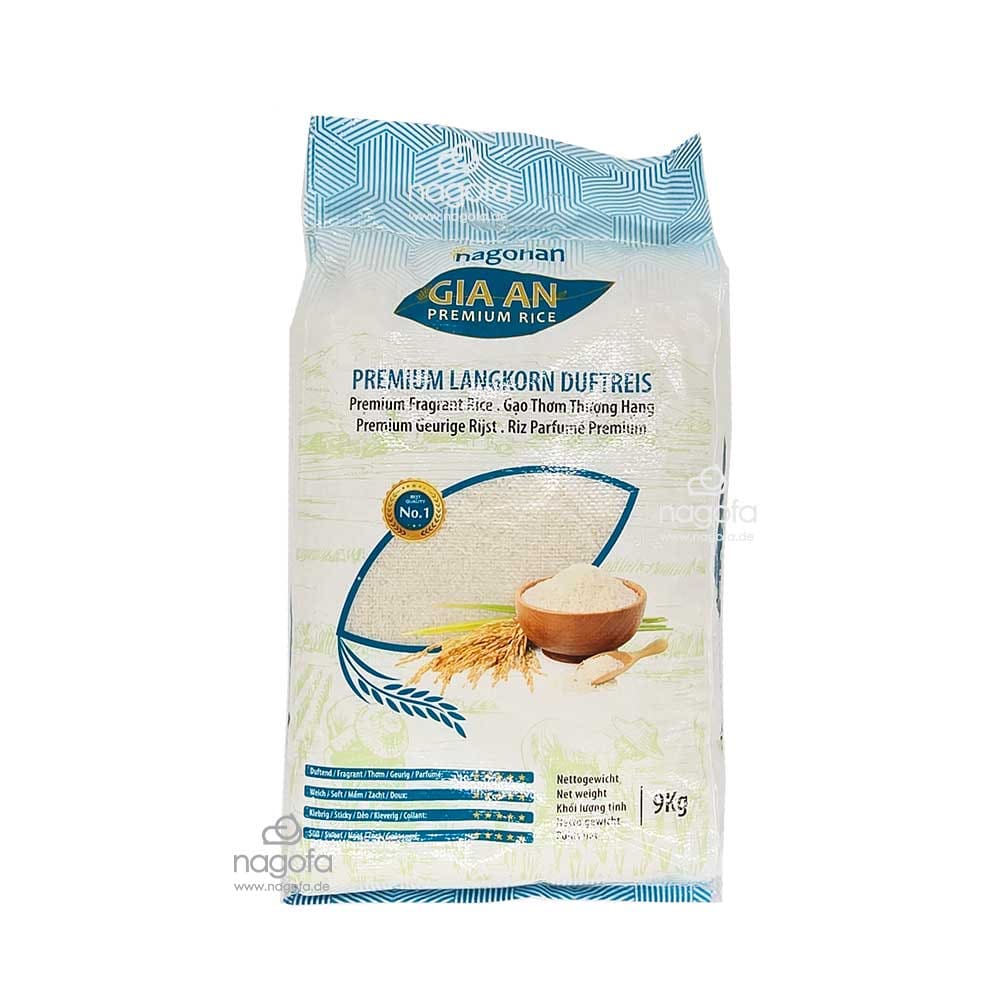 Gia An Reis, Premium Langkorn Duftreis, ST25 Reis 9kg