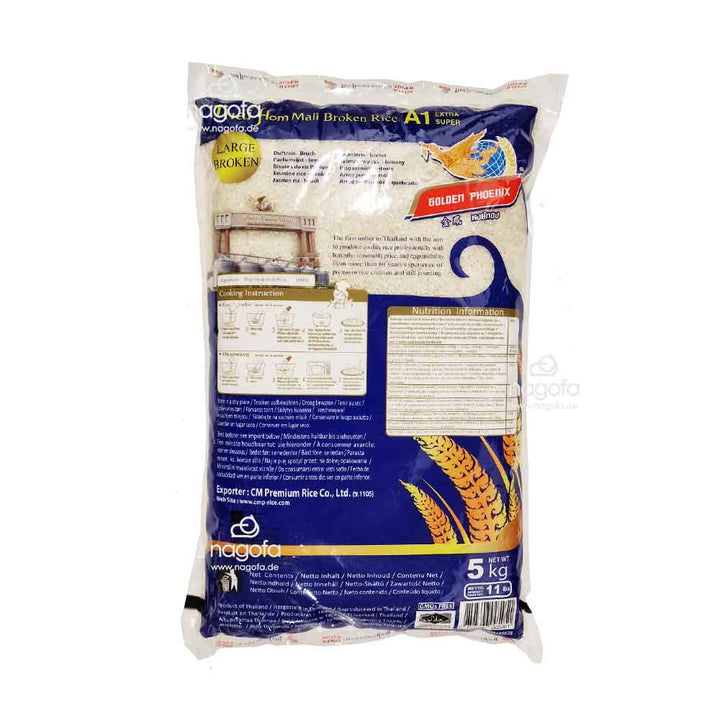 Bruchreis Thai Hom Mali von Golden Phoenix - Gạo tấm thơm 5kg