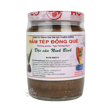 Delikatesse Garnelenpaste "Dong Que" - Mắm tép Đồng Quê - Hon Me - 210g