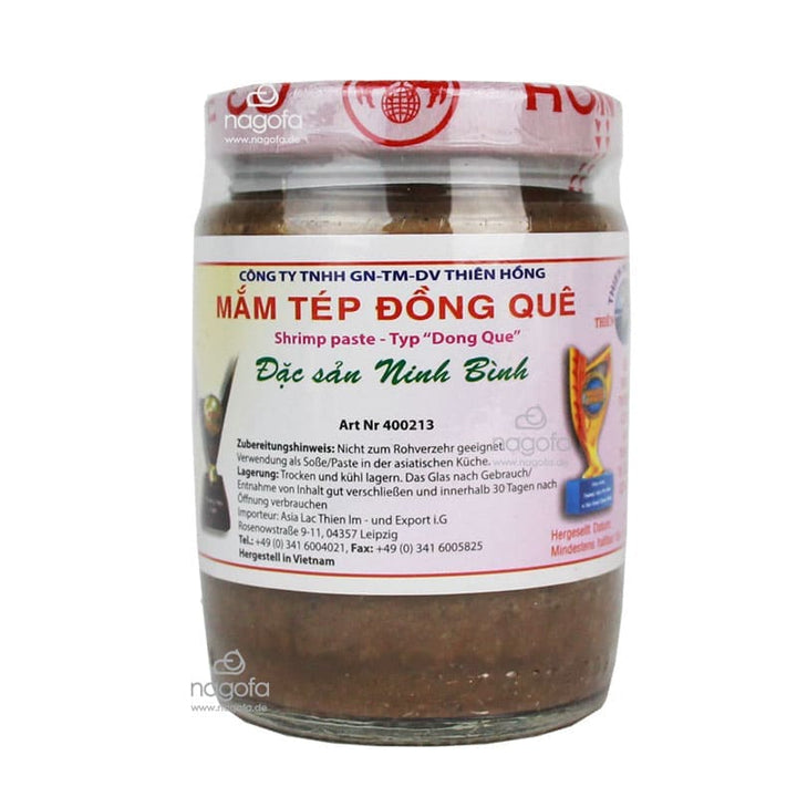 Delikatesse Garnelenpaste "Dong Que" - Mắm tép Đồng Quê - Hon Me - 210g