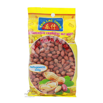 Erdnüsse getrocknet mit Haut - Lạc vỏ đỏ - Lac Thien - 300g