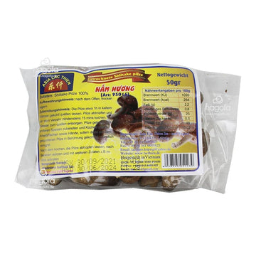 Getrocknete Shiitake Pilze - Nấm hương - Lac Thien - 50g