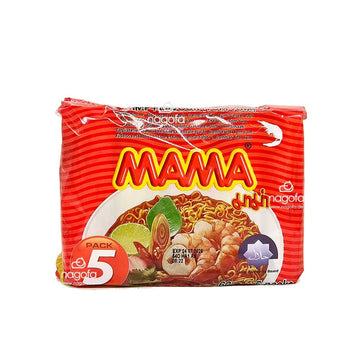 Instantnudeln mit Garnelengeschmack Tom Yum von "Mama" - 5er Pack 5x60g