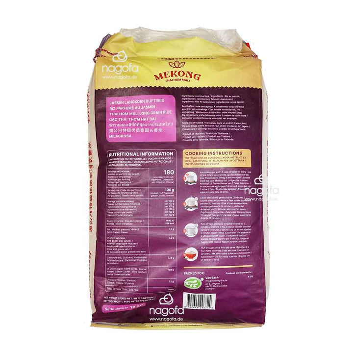 Thai Hom Mali Premium Jasmin Duftreis NEUE ERNTE - Gạo thơm thượng hạng 18kg