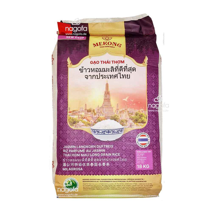Thai Hom Mali Premium Jasmin Duftreis NEUE ERNTE - Gạo thơm thượng hạng 18kg