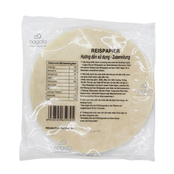 Reispapier für Frühlingsrolle 22cm - Bánh đa nem rán - Golden Lotus - 400g