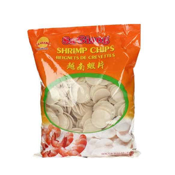 Krabbenchips, roh, 10% Garnelen - bánh phồng tôm - Sa Giang - 1kg