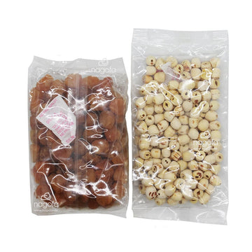 getrocknet Lotuskerne und Longan, jeweils 100g - Hat sen va long nhan kho Lac Thien