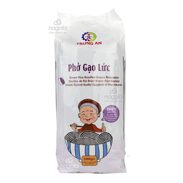 Vollkorn Reisbandnudeln 5mm - Phở gạo lứt Trung An