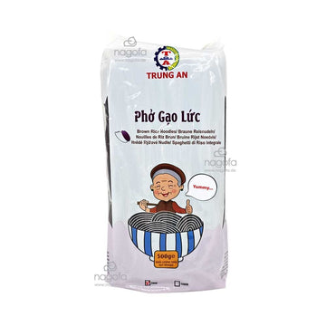 Vollkorn Reisbandnudeln 5mm - Phở gạo lứt Trung An