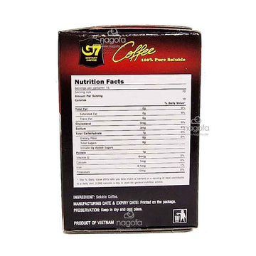 Instantkaffee - Cà phê đen hòa tan - Trung Nguyen G7 - 15x2g