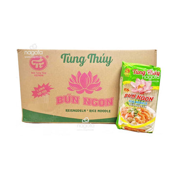 Reisnudeln Tung Thuy Lotus 1,2mm - Bun ngon Hoa Sen soi vua - Karton 20x500g