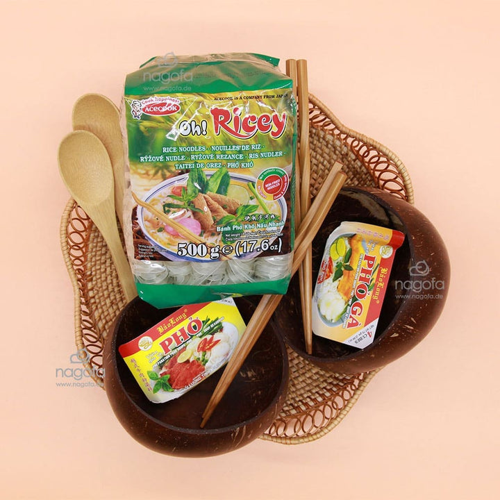 Oh! Ricey Reisbandnudeln - Phở Oh! Ricey - 500g oder Karton 18x500g