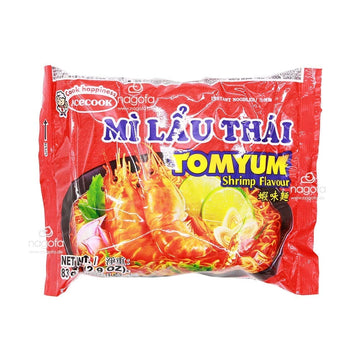 Instantnudeln Mi Lau Thai mit Garnelengeschmack Tom Yum von Acecook - Päckchen 83g