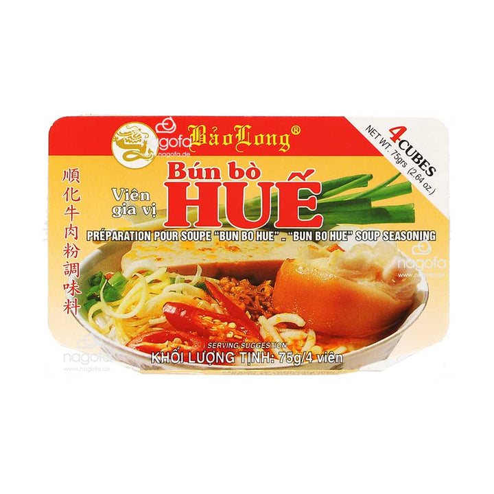 Bao Long Gewürzwürfel Bun bo Hue - Viên gia vị Bún Bò Huế 75g