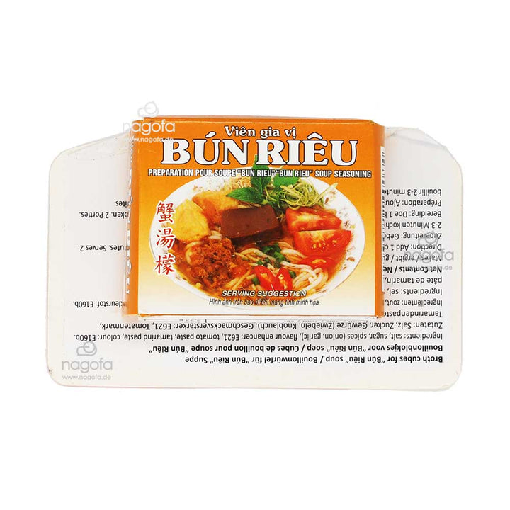 Bao Long Bouillonwürfel mit Krabbengeschmack - Viên gia vị Bún Riêu 75g