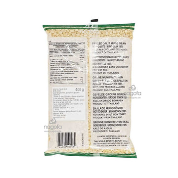 getrocknete und geschälte Mungbohnen - Cock Brand - Đậu xanh không vỏ Cock - 400g