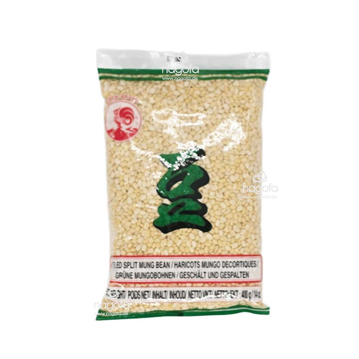 getrocknete und geschälte Mungbohnen - Cock Brand - Đậu xanh không vỏ Cock - 400g