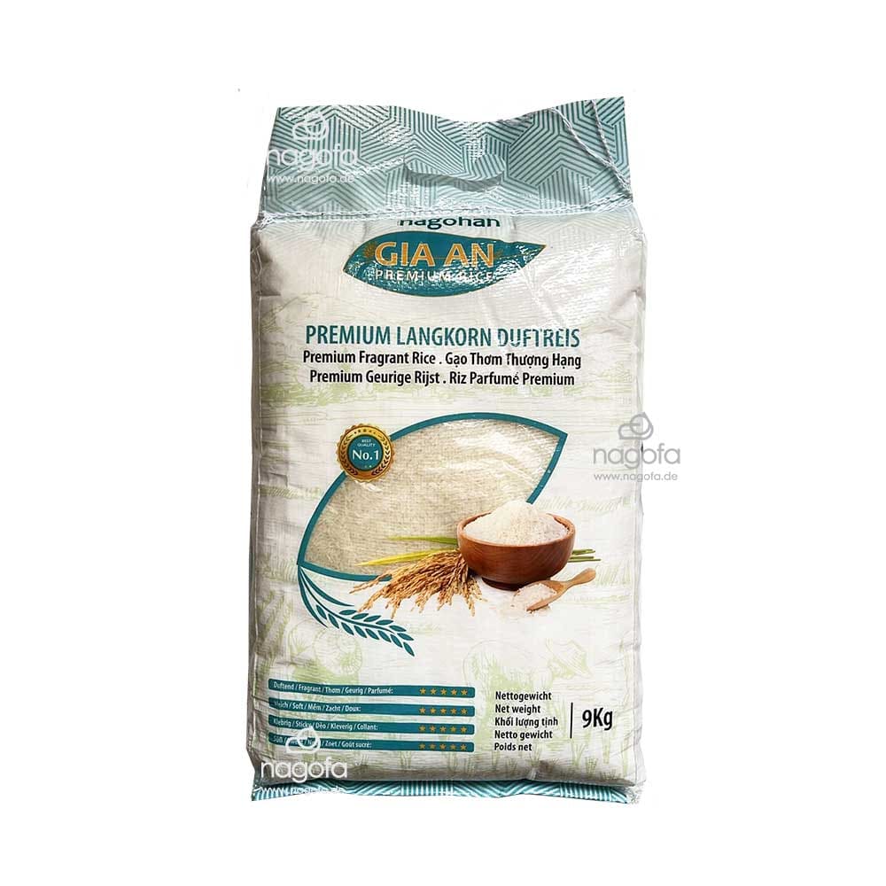 Gia An Reis, Premium Langkorn Duftreis, ST25 Reis 9kg