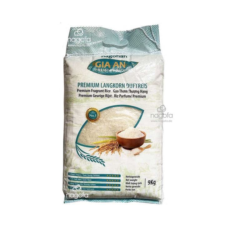 Gia An Reis, Premium Langkorn Duftreis, ST25 Reis 9kg