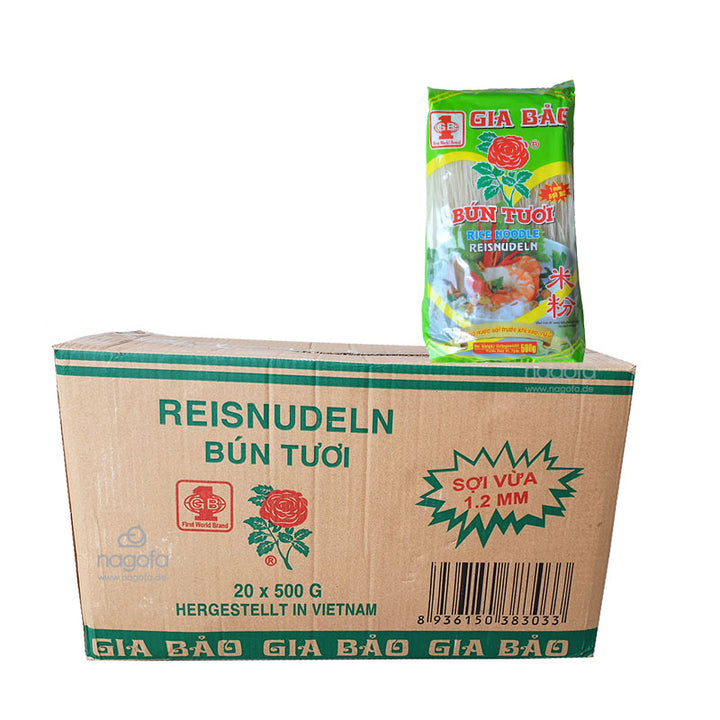 Reisnudeln Gia Bao 1,2mm - Bún Hoa Hồng sợi vừa