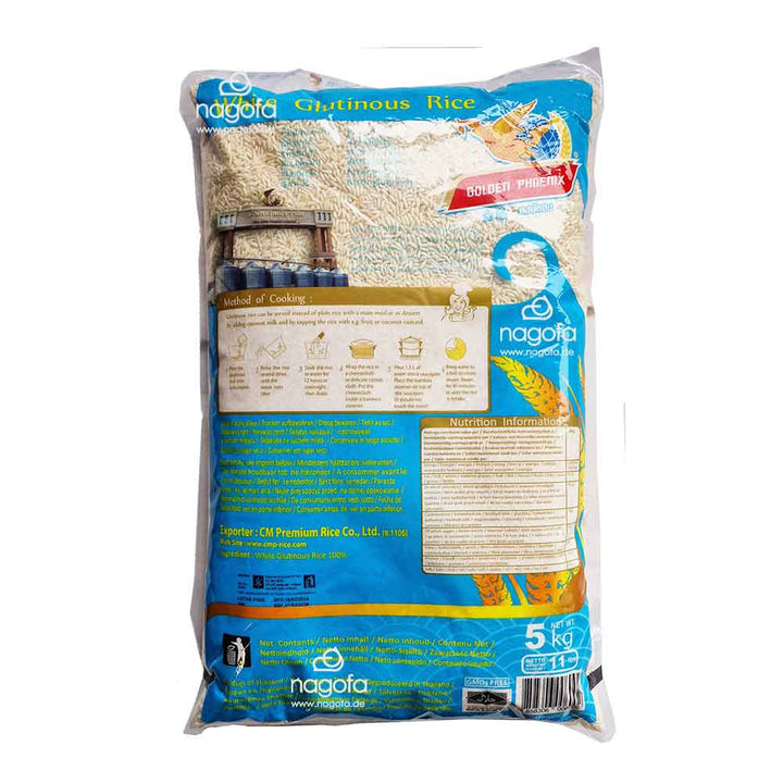 Klebreis Golden Phoenix, langkorn - Gạo nếp hạt dài 5kg