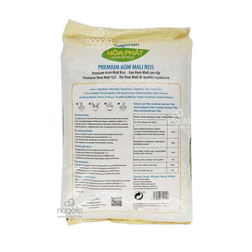 Hoa Phat Premium Hom Mali Reis  – Gạo Hom Mali cao cấp Hòa Phát 18kg