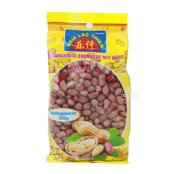 Erdnüsse getrocknet mit rosa Haut - Lạc vỏ hồng - Lac Thien - 300g