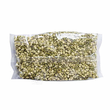 grüne Mungbohnen, halbiert, ungeschält -  Đậu xanh tách đôi có vỏ - Lac Thien - 400g