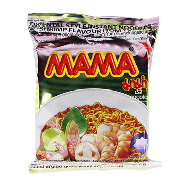 Instantnudeln mit Garnelengeschmack Tom Yum von "Mama" - Päckchen 60g 