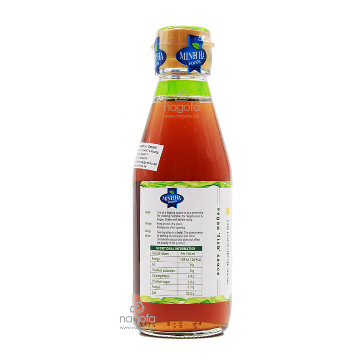 MInh Ha Foods vegane Fischsauce Nhat Tam, vegetarisch - 180ml