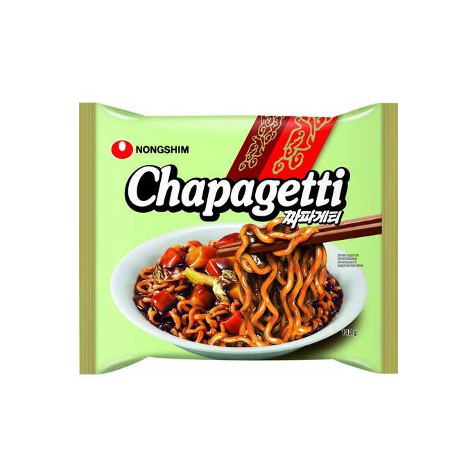 NONGSHIM Chapagetti Instantnudeln mit schwarzem Sojabohnen Geschmack 140g