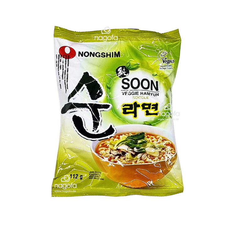 NONGSHIM Instant Soon Veggie Ramyun Ramensuppe - Mỳ chay Ramen 112g