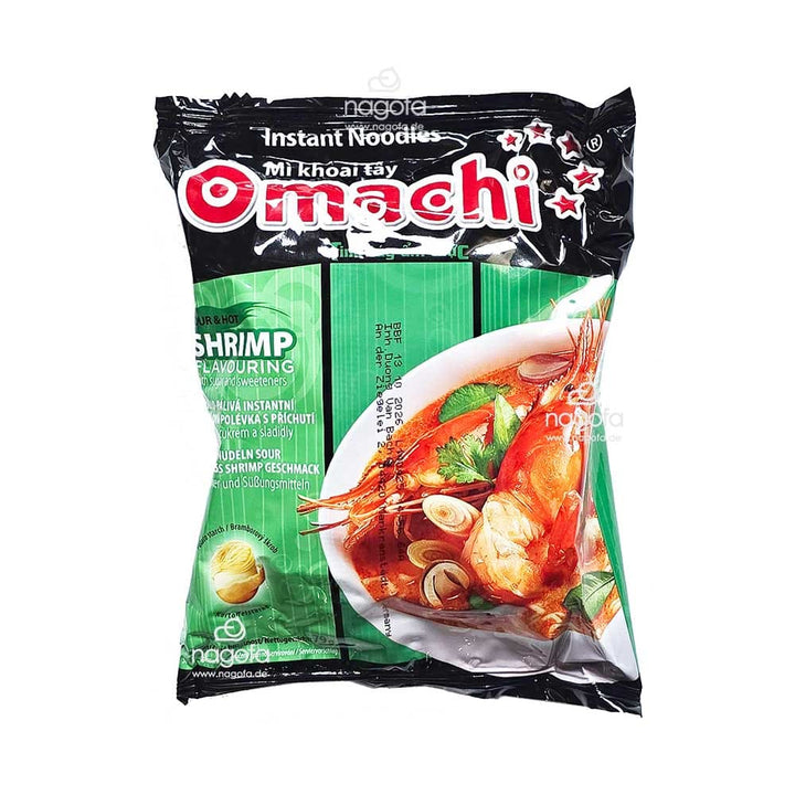 Omachi Instant Kartoffelnudeln mit Shrimps Geschmack - Mì khoai tây Omachi tôm chua cay