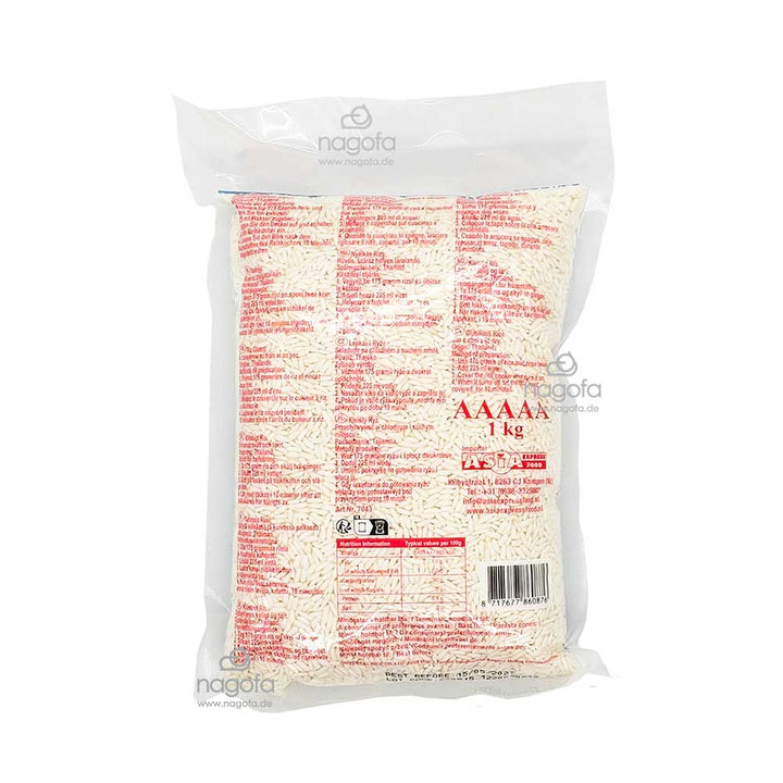 Klebreis Royal Thai, langkorn - Gạo nếp hạt dài Thai Royal 1kg