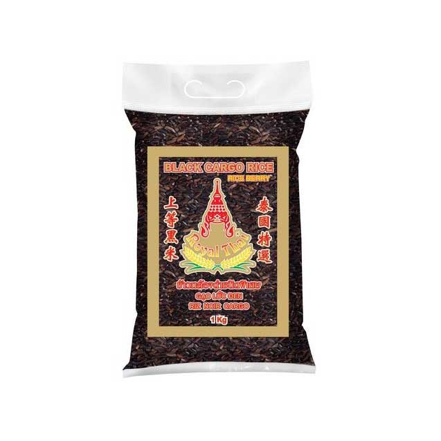 Royal Thai schwarzer vollkorn Jasminreis, langkorn - Gạo lứt đen 1kg
