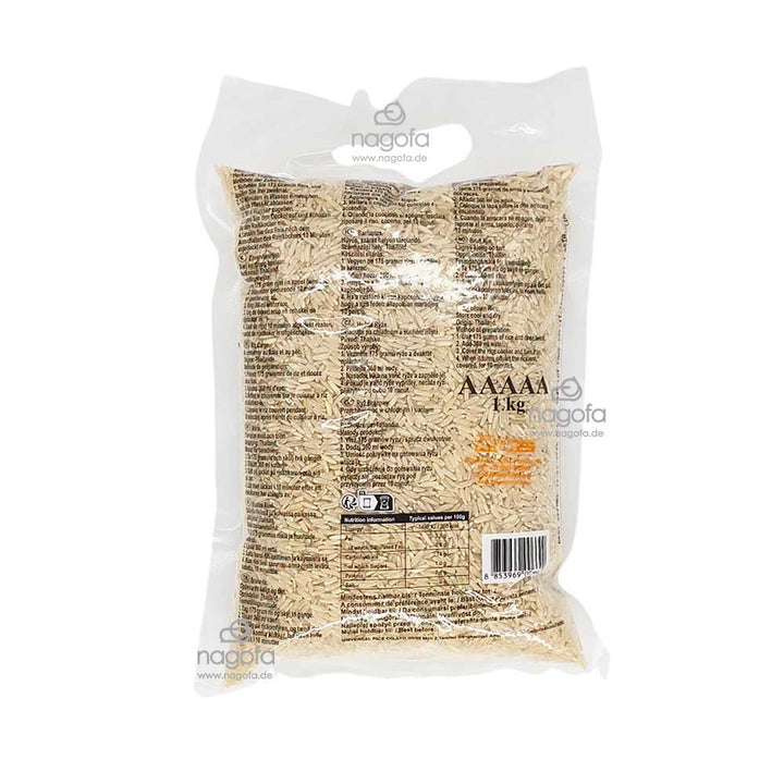 Brauner Naturreis, Vollkorn Jasminreis - Gạo lứt trắng Royal Thai 1kg