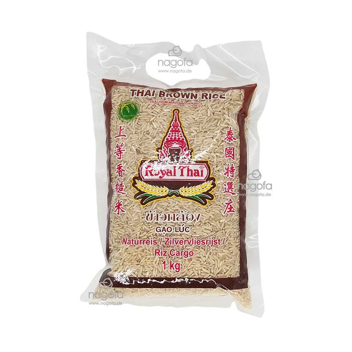 Brauner Naturreis, Vollkorn Jasminreis - Gạo lứt trắng Royal Thai 1kg