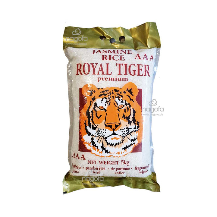 Royal Tiger Jasminreis,  Premium Qualität 5kg - Gạo thơm thượng hạng con hổ 3A