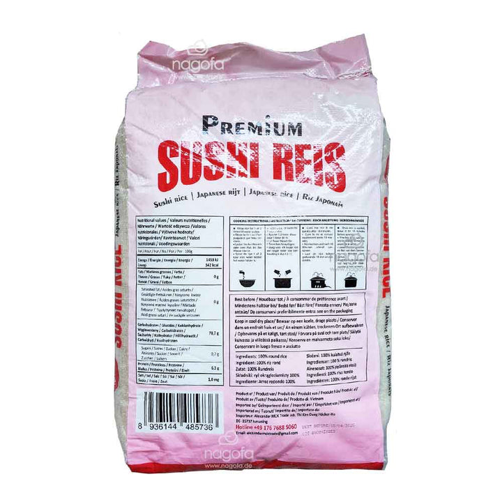 Premium Sushi Reis - Japonica Rice 18kg