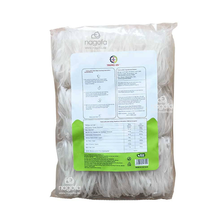 Trung An schnellkochende glutenfreie Reisbandnudeln - Pho gao tuoi Trung An - 3 mm