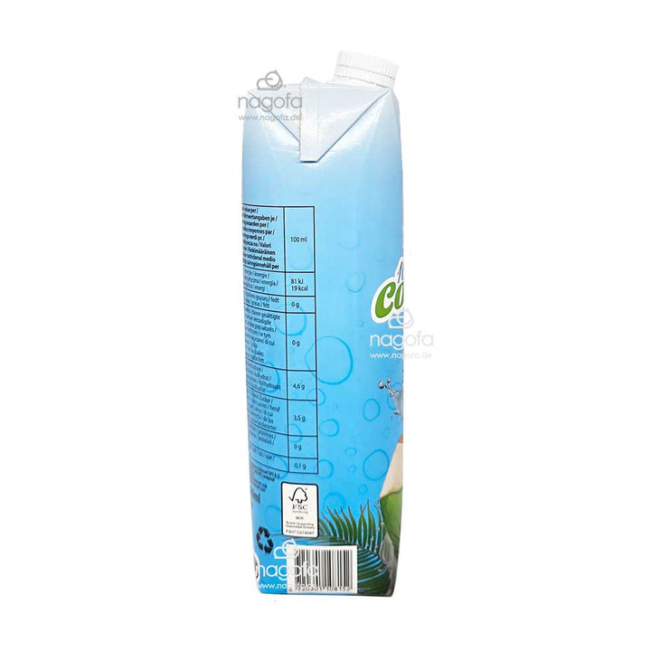 Kokoswasser Golden Turtle - 100% Kokosnusswasser 1L