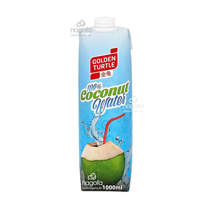 Kokoswasser Golden Turtle - 100% Kokosnusswasser 1L