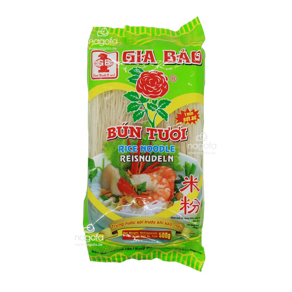 Reisnudeln Gia Bao 1mm - Bún Hoa Hồng