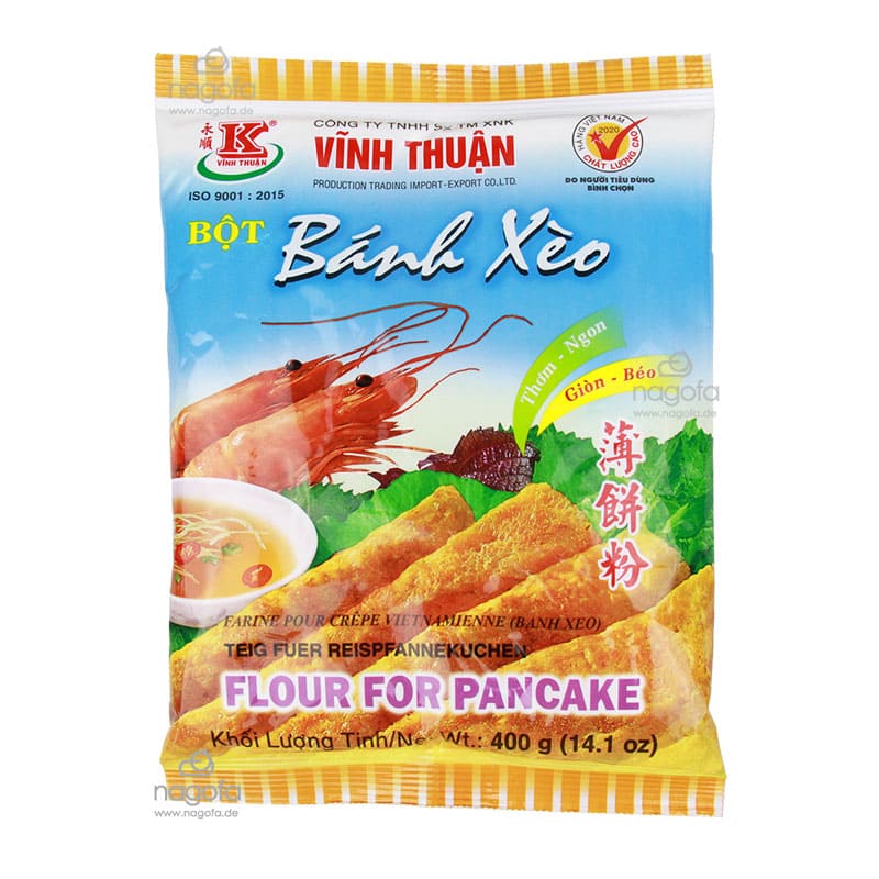 Mehlmischung Vinh Thuan für vietnamesische Reispfannkuchen - Bột bánh xèo - 400g